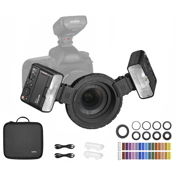 Godox MF12 K2 TTL MACRO (Kit 2 flash + ring)