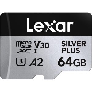 Lexar PROFESSIONAL SILVER MicroSD 64 GB + Adattatore