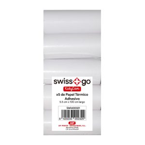 SWISS-GO QTà 5 Rotoli di carta adesiva per fotocamera KIDICAM