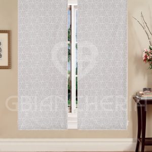 COPPIA TENDE A VETRO MODERNA GINELLA TORTORA