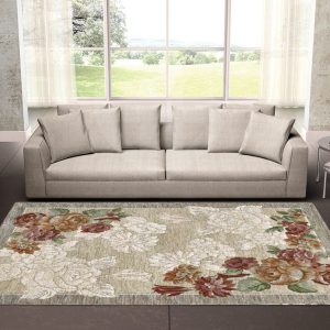 TAPPETO BLOOM TORTORA ANTISCIVOLO