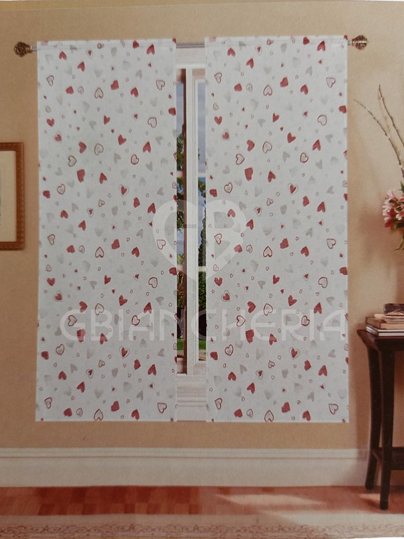 TENDE NADIA COLORE ROSSO MISURA 70×240