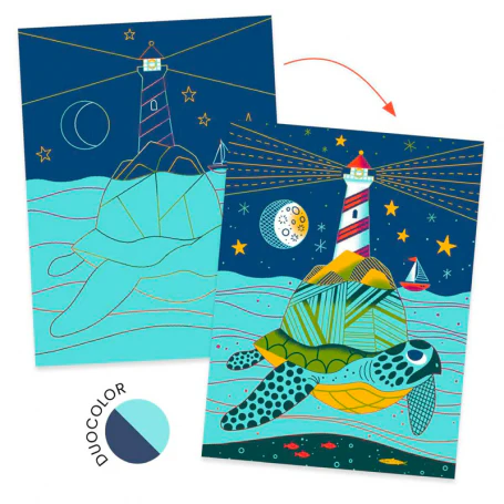 Scratch art Duocolor Mare