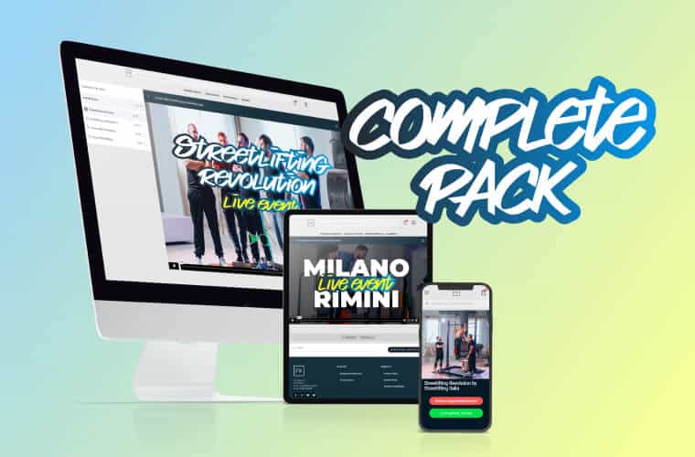 Registrazioni Video Streetlifting Revolution Live Event – Rimini e Milano